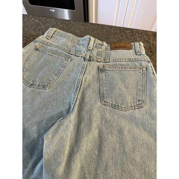 Vintage Y2K 90s Mom jeans High Waisted Zena Jean Ultra Light Wash Size 11/30 - Picture 15 of 15